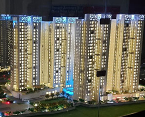 Scale Model Southside View