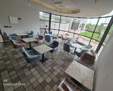 PODIUM VIEW FROM CAFETERIA