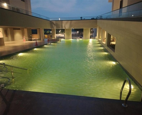 TWILIGHT BY THE POOLSIDE