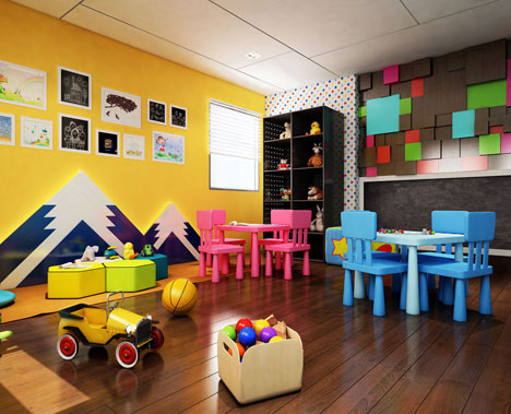 Kids play room